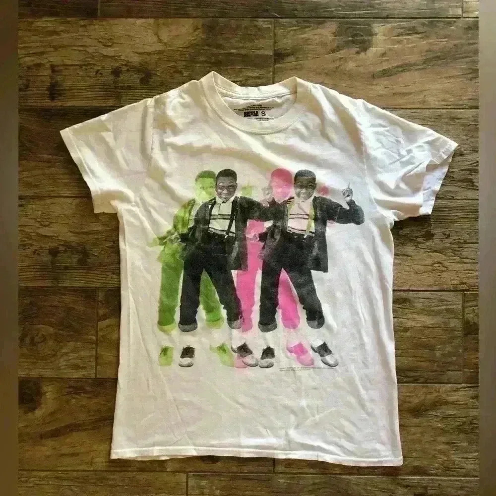 Ripple Junction Family matters, Steve  graphic white T-shirt, women Small
